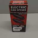 One Touch Electric Can Opener Fits All Can Sizes, Electric Can Openers for Kitchen Food Safe with Smooth Edge, Kitchen Gadgets Battery Operated Can Openers for Seniors, Arthritis and Chef (Black)