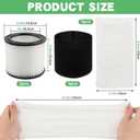 Shop Vac 90398 Cartridge Filter Replacement, For Type AA Wet/Dry Vacuums, Compatible with 9039800/9039833/118692(White,Size:/)