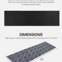 FINEHOUS Outdoor Stair Treads Non-Slip 35x10 (6-Pack) Carpet Treads with Rubber Backing Diamond Grey