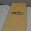 ORDORA Pots and Pans Organizer for Cabinet 16.61 Height, 8 Tier Pot Organizers Rack with 3 DIY Methods, Adjustable Pan Organizer under Cabinet Kitchen Organization and Storage