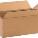 The Packaging Wholesalers 10 x 6 x 4 Inches Shipping Boxes, 25-Count (BS100604)