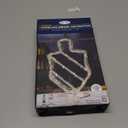 Rite Lite LED Dreidel Light Decoration Hanukkah Decor Twinkling Dreidel Jewish Chanukah Gift Holiday Party Living Room Centerpiece, Automatic Timer 6 Hrs on, Needs 3-AA batteries (not included) 9.50"H (Transparent)