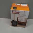 Space Heater, 1500W Electric Heaters Indoor Portable with Thermostat, PTC Fast Heating Ceramic Room Small Heater with Heating and Fan Modes for Bedroom, Office and Indoor Use (10IN)