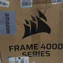 CORSAIR 4000D RS ARGB Frame Modular Mid-Tower ATX PC Case, High Airflow, 3X Pre-Installed RS Fans, InfiniRail Mounting System, ASUS BTF, MSI Zero, Gigabyte Stealth, Black