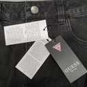 GUESS Girls Black Denim Skirt with Sequin Ribbon, Black Size 14