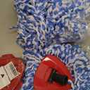 Mop Replace Heads Compatible for OCeda 2-Tank System,7 Pack Spin Mop Refill Replacement with 2 Scrub Brush and Base, Reusable Mop Head Deep Cleaning to Tough Stains