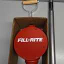 Fill-Rite FR152 Piston Hand Pump with Hose & Nozzle Spout, Red, 8.8 x 23.8 x 8.8 inches