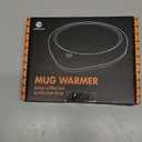 Coffee Mug Warmer, Cup Warmer for Desk with Auto Shut Off Smart Temperature Settings, Electric Beverage Tea Water Milk Heater for All Cups and Mugs, Heating Plate Candle Wax Warmer (Dark Black)