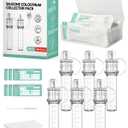 dearlomum Colostrum Collector Kit Breast Milk Collector 6ml/6pcs,Reusable, Heat & Freezer Resistant, BPA-Free, with Cotton Cloth Wipe, Storage Case, Cleaning Brush