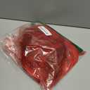 Short Red Bob Wig with Bangs Straight Bob Wigs for Women Natural Looking Dark Red Synthetic Hair Heat Resistant Fiber Colorful Wig for Daily Party Cosplay (10 inch)