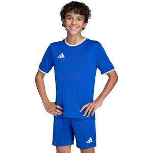 adidas Boys Entrada 26 Jersey Soccer Cleats - Blue, 4T