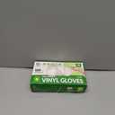 Disposable Vinyl Gloves, Food Safe, Latex-Free Powder-Free Clear Plastic Gloves for Cooking, House Clean, Food Prep (Medium)