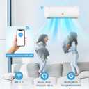 18,000 BTU Ductless Mini Split AC & Heat Pump, 19 SEER2 Ultra-Quiet Inverter System, WiFi/App/Remote Control, 5 Modes, 1,250 Sq.ft Coverage, Complete Pro Install Kit, 208V
