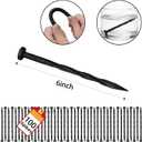 Kryonix Landscape Edging, Garden Edging 2 Inch Tall 66 FT Plastic Flexible with 100 Stakes for Gardens, Lawns, Landscaping, Flowerbeds