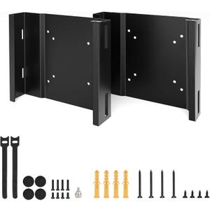 2 Pack Mini PC Mount for Dell OptiPlex Micro Form Factor Case Wall VESA and Under Desk Mount for Dell MFF 7080 5070 3000 7060 7090 7010 3060 3040 3046 3050 3090 7080XE Micro PC Mounting Bracket