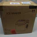 EUHOMY Ice Maker Machine, Light Grey