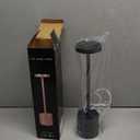 AUDLES Rechargeable Table Lamp –Outdoor Touch Cordless Desk Lamps, 5000mAh Battery Operated Lamp with 3-Color Dimmable Light, Portable LED Lamp for Bedroom, Dining Room, Patio, Outdoor (Black)