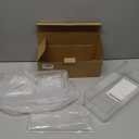 Nieifi Adhesive Wall Shelf, Shower Shelves 5 Pack with Soap Holder, Shower Organizer for Bathroom Organization, Clear