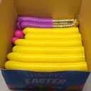 JOYIN 3.15" 144 PCS Plastic Easter Eggs 6 Golden Eggs, Large Empty Eggshells Fillable for Easter Hunt, Parties, Basket Stuffers Filler, Classroom Prize Supplies