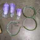 LJIEHouse Purple Large Paper Flowers  Giant Paper Flowers 5.77FT Life Size Flowers Wedding Decorations for Birthday Party Outdoor Banquet Event Home Backdrop Decor