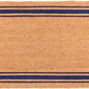 KAF Home New Coir Doormat, Heavy-Duty, Weather Resistant, Non-Slip PVC Backing, Indoor and Outdoor Use, Blue