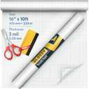 Self Adhesive Clear Glossy Laminating Roll 16” x 10ft 3 MIL Multipurpose Laminating Film Roll Peel and Stick