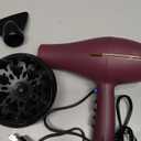 Infiniti PRO by CONAIR Hair Dryer, 1875W Blow Dryer with Diffuser and Concentrator Attachments, AC Motor with Ceramic Technology, 3 Heat & 2 Speed Settings, Plum 