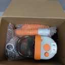 Dog Grooming Vacuum, Dog Grooming Kit with Pet Clippers, 12,000Pa Pet Hair Vacuum for Dogs, Low Noise Home Cleaning Tool in 1, PG10, Orange