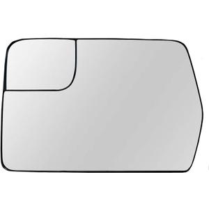 Left Driver Side Heated Mirror Glass Replacement For 2011 2012 2013 2014 Ford F150 - for Ford F150 Side Mirror Glass With Rear Holder - Replace BL3Z-17K707-E
