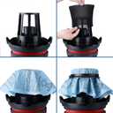 Shop-Vac 90107 Paper Disc Filter and 90585 Foam Sleeve Filter, for Most Shop-Vac Wet/Dry Vacuum Cleaners 5 Gallon and Above, Replacement Parts #9010700, 9013700,9058500, 6 Pack
