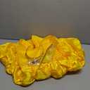 JerrisApparel Princess Dress Off Shoulder Layered Costume for Little Girl (8 Years, Yellow with Accessories)