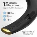 Monster Boomerang Petite Neckband Bluetooth Speakers, Neck Speaker with 15H Playtime, aptX High Fidelity 3D Stereo Sound, Low Latency, Built-in Mic, IPX5 Waterproof Wearable for Home Outdoor