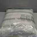 Americanflat 18x18 Throw Pillow with Sewn-in Insert - All-in-One Decorative Pillows - No Cover Needed - Soft and Durable Cushion for Bed or Sofa - Polyester - Green and White