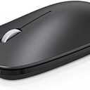 OMOTON Bluetooth Mouse for iPad and iPhone (iPadOS 13/ iOS 13 and Above), Ultra-Thin Wireless Mouse Compatible with Bluetooth Enabled Computer, Laptop, PC, Notebook, and Mac Series, Matte Black