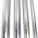 Straight Aluminum Pipe Polished, OD 1.5" (38mm), Length 18.00" (457mm) Intake Tube Tubing Universal Seamless Round Intercooler Piping