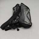 Stadium Approved Clear Lunch Bag - Heavy Duty Medium Transparent Box for Work Correctional Officers Men & Women (Black)