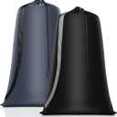 Heavy Duty Laundry Bag 2 Pack XL Nylon Laundry Bags with Straps, Washable Large Dirty Clothes Organizer with Drawstring Closure, Travel Washing Bag Fit a Laundry Hamper or Basket