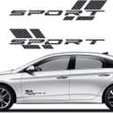 Zhizhong Car Sport Decal,16 Inch Vinyl Sticker Fit for All Cars Side