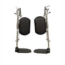 Wheelchair Elevating Legrests，Wheelchair Legrest Assembly，Padded Calf Pads，Universal Wheelchair Replacement Parts，Black 