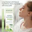 Herbal Diffuser Sticks Upgraded - Thyme & Mint Extract - Designed for Lung Detoxification and Oral Freshness - Soothing Relaxation Sticks - Your Choice for Health and Aromatherapy