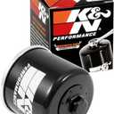 K&N Motorcycle Oil Filter: High Performance, Premium, Designed to be used with Synthetic or Conventional Oils, Wrench Off Nut: Fits Select Suzuki Motorcycles, KN-138