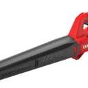 CRAFTSMAN 20V MAX Cordless Leaf Blower with Battery and Charger, Hard Surface Electric Leaf Blower,Powerful up to 90 MPH, Red (CMCBL710D1)