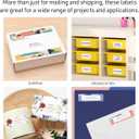 Avery Easy Peel Printable Address Labels with Sure Feed, 1" x 2-5/8" Customizable Stickers, White, 750 Blank Mailing Labels, Great for Mailing, Shipping, and More (8160)