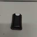 Aluminum Pill Splitter Cutter with Auto Centering Device, 316L Stainless Blade, Genuine Leather Case, Professional Pill Splitter for Cutting Small or Large Pills (Silver)