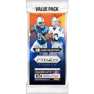 NFL Panini 2023 Prizm Football Trading Card VALUE Box [15 Cards]