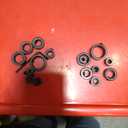2 Sets Drill Bit Stop Collar Set Drill Bit Depth Stop Collars Metal Shaft Screw Collar Includes: 1/8", 3/16", 1/4", 5/16", 3/8", 7/16", 1/2" and 5/8" with Allen Wrench