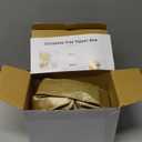 Christmas Tree Topper Bow - Bow: 11" sq. - Tails: 3 Yards Long Each - Velvet Glitter Champange