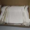 Compostable Fork,100 Biodegradable Silverware for Party,Large Disposable Utensils Eco Friendly Durable and Heat Resistant,Alternative to Plastic Fork