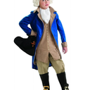 Washington Costume Boys Hamilton American Colonial Uniform with Wig L