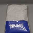 MIULEE Natural White Linen Curtains 72 Inch Length for Bedroom Living Room, Soft Thick Linen Textured Window Drapes Semi Sheer Light Filtering Grommet Top Burlap Look Farmhouse Decor, 2 Panels